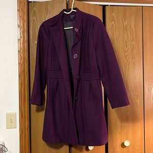 Chadwick’s 10p purple knee length coat